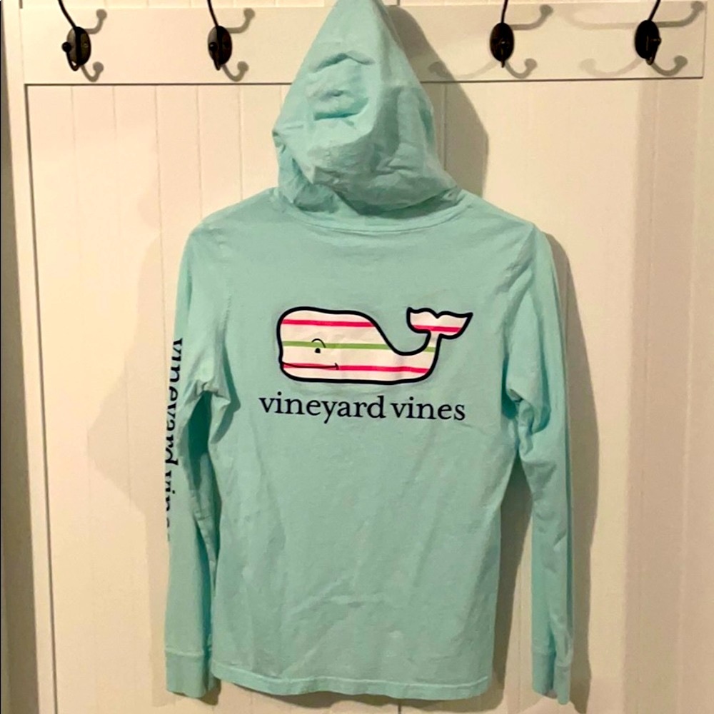 Vineyard Vines Womens XS X-Small hoodie shirt logo